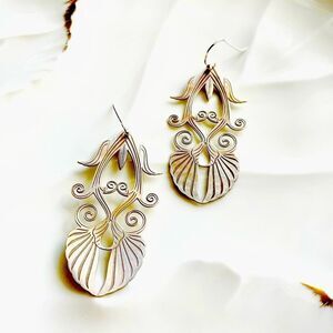 ♥️ Handmade sterling earrings. Greece. Inspiration Parthenon 447-432 BC GODDESS